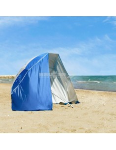 Tenda Da Spiaggia 2 Posti Mare Camping Portatile Parasole Para